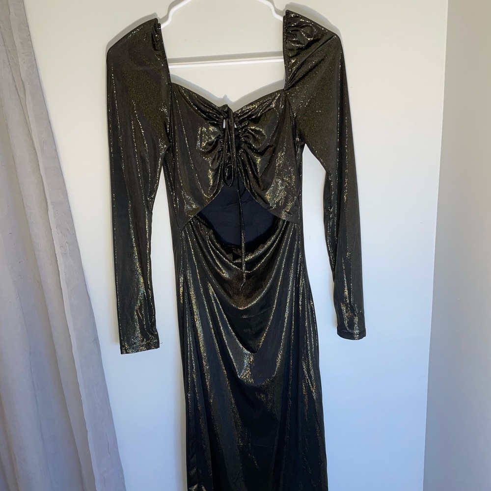 Black/Gold Party Dress